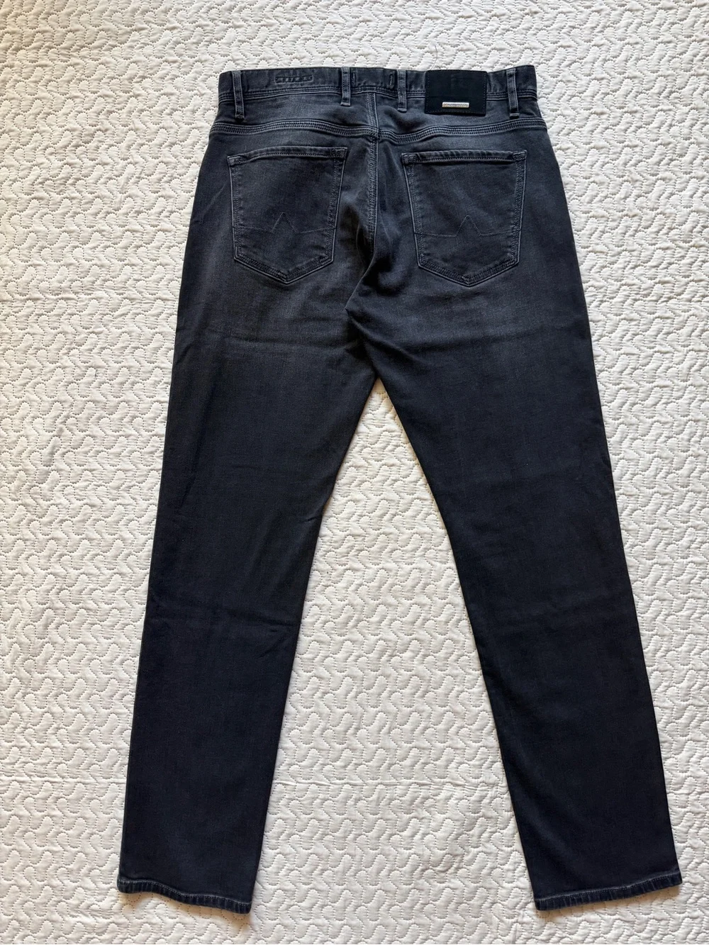 Alberto Premium Business Men’s Tencel Denim Modern Fit Stretch Black Wash 31x32
